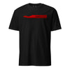 Crayon Eater - Red Crayon T-Shirt - BLACK