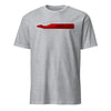 Crayon Eater - Red Crayon T-Shirt - HEATHER GREY