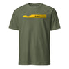 Crayon Eater - Yellow Crayon T-Shirt - OD GREEN