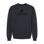 My Other Birthday is November 10th Crewneck Sweatshirt