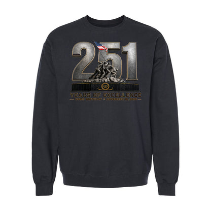 251 Years of Excellence USMC Birthday Crewneck Sweatshirt