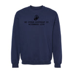 My Other Birthday is November 10th Crewneck Sweatshirt