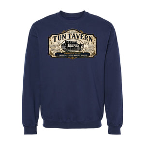 251st USMC Birthday Tun Tavern Vintage Sign Crewneck Sweatshirt