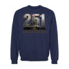 251 Years of Excellence USMC Birthday Crewneck Sweatshirt - Navy