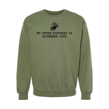 My Other Birthday is November 10th Crewneck Sweatshirt