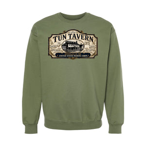 251st USMC Birthday Tun Tavern Vintage Sign Crewneck Sweatshirt