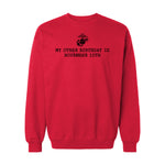 My Other Birthday is November 10th Crewneck Sweatshirt