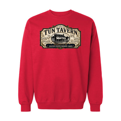 251st USMC Birthday Tun Tavern Vintage Sign Crewneck Sweatshirt