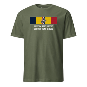 Combat Action Ribbon Custom T-shirt- Leatherneck For Life