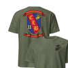 Combat Logistics Battalion 11 Front & Back T-Shirt - OD Green