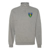 Combat Logistics Battalion 1 Quarter Zip Sweatshirt - Heather Grey
