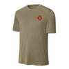 Combat Logistics Battalion 23 Performance T-Shirt - Coyote Brown