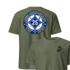 Combat Logistics Battalion 25 Front & Back T-Shirt - OD Green