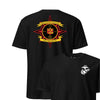 Combat Logistics Battalion 2 Front & Back T-Shirt - Black