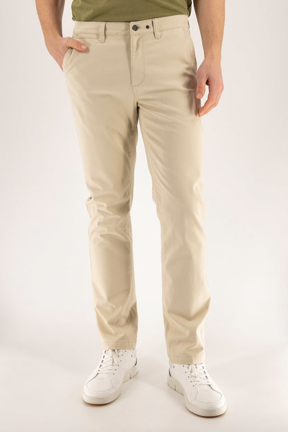 Chino Pant in Brown Rice - front view