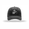 EGA Square Carbon Fiber Patch Dad Hat - BLACK