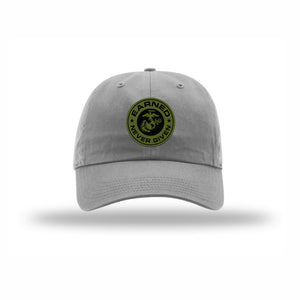 Earned Never Given OD Green Patch Dad Hat - Leatherneck For Life