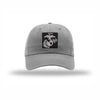 EGA Square Carbon Fiber Patch Dad Hat - GREY