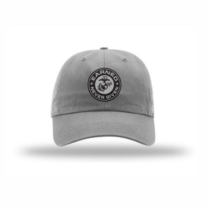 Earned Never Given Carbon Fiber Patch Dad Hat - Leatherneck For Life
