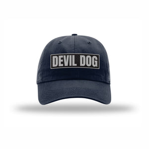 Devil Dog Carbon Fiber Patch Dad Hat