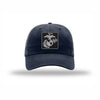 EGA Square Carbon Fiber Patch Dad Hat - NAVY