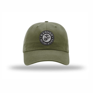 Earned Never Given Carbon Fiber Patch Dad Hat