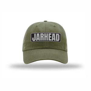 Jarhead Carbon Fiber Patch Dad Hat - Leatherneck For Life