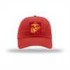 Scarlet & Gold EGA PVC Patch Dad Hat - RED