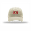 USMC Flag Flexstyle Patch Dad Hat - STONE