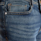 Athletic Jean Highpoint - front closeup detail