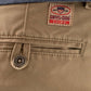Chino Pant in Rugged Tan - back pocket detail