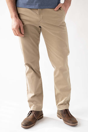 Chino Pant in Rugged Tan - front view
