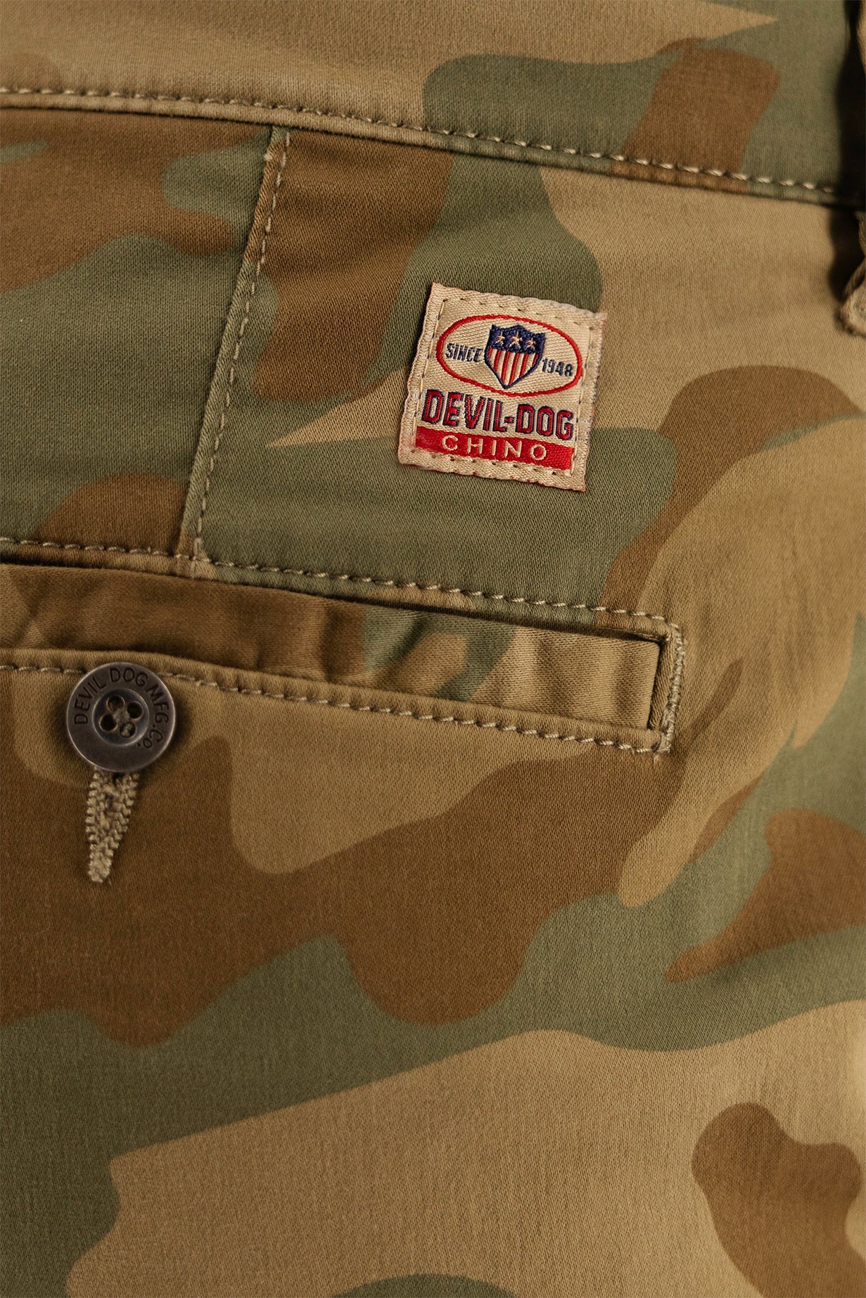 Chino Short 9" - Dusty Camo