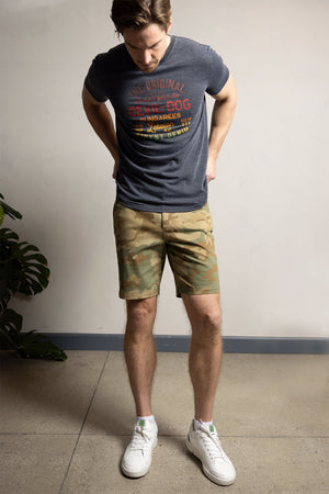 Chino Short 9-inch in Dusty Camo - lifestyle view