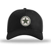 WWII D-Day Invasion Star Structured Hat - Black - BLACK