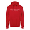 The Deadliest Weapon in the World Pershing Quote Hoodies - RED