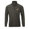 Desert Marpat Camo Performance Quarter Zip Pullover - CHARCOAL