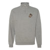 Desert Marpat Camo Quarter Zip Sweatshirt - HEATHER GREY