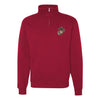 Desert Marpat Camo Quarter Zip Sweatshirt - RED