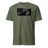 Diagonal Subdued Flag T-Shirt - OD GREEN