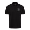 250th USMC Birthday Subdued Shield Performance Polo Shirt - BLACK