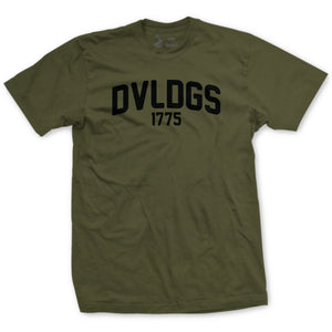 DVLDGS 1775 T-Shirt in OD Green - USMC veteran tee