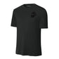 Eagle Globe & Anchor Black Left Chest Performance T-Shirt