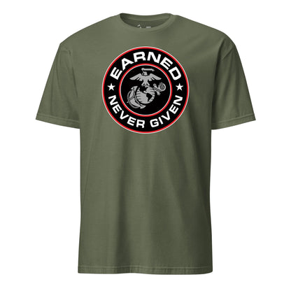 Earned Never Given Circle T-Shirt