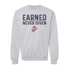 Earned Never Given Crewneck Sweatshirt - HEATHER GRAY