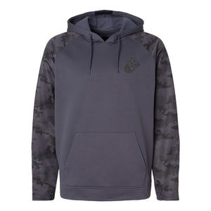 EGA Camo Fleece Performance Hooded Sweatshirt -Black Logo