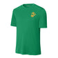 Eagle Globe & Anchor Gold Left Chest Performance T-Shirt