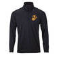 Eagle Globe & Anchor Gold Performance Quarter Zip Pullover