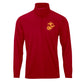 Eagle Globe & Anchor Gold Performance Quarter Zip Pullover