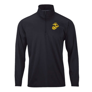 EGA Performance Quarter Zip Pullover - Gold Logo